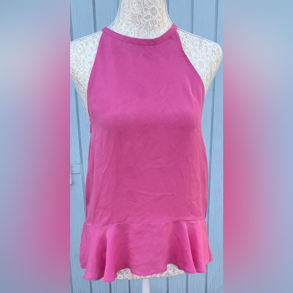 Elegant Pink Sleeveless Top